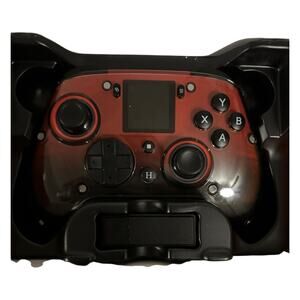 GUSGU G7 Wireless Gaming Controller Hall Effect Interactive Screen Black Red